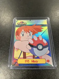 1999 Topps Pokemon #TV3 Misty Character Cards Series Foil Blue Label - Image 3
