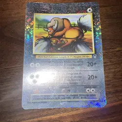 Tauros - Pokemon Card 65/110 - Reverse Holo Legendary Collection - NM - Image 2