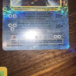 Tauros - Pokemon Card 65/110 - Reverse Holo Legendary Collection - NM - Image 4