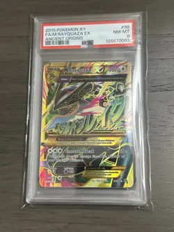 Pokemon TCG Mega-Rayquaza-EX Ancient Origins Holo Card 98/98 Full Art Ultra Rare - Image 1