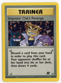 Imposter Oak's Revenge 76/82 Team Rocket Pokemon Card - Image 1