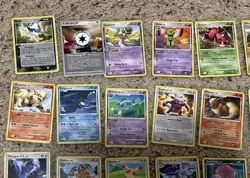 Rare Pokemon Lot of 35 Cards - 2004-2014 NM/LP All Rare Non-Holo - Image 2
