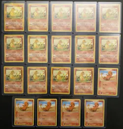 Pokemon TCG Vintage Card Lot (107) Total Eevee Charmander Squirtle Kadabra NM - Image 2