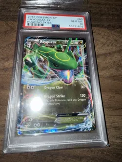 Pokemon TCG Rayquaza XY Black Star Promos Holo Card 60 Promo PSA 10 Gem Mint - Image 2