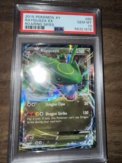 Pokemon TCG Rayquaza XY Black Star Promos Holo Card 60 Promo PSA 10 Gem Mint - Image 3