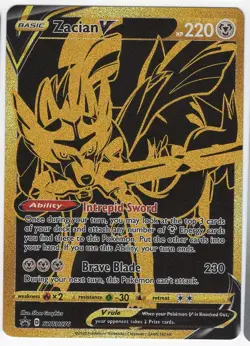 Zacian V SWSH076 SWSH: Sword & Shield Promo Cards Holo - Image 1