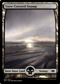 Snow-Covered Swamp L Modern Horizons 252 NM - Image 1