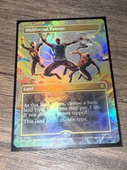 Multiversal Passage 0206 Foil Borderless Marvels Spider-Man - Image 1