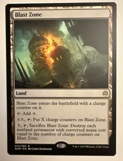 Magic the Gathering MTG Blast Zone (244) War of the Spark LP - Image 1