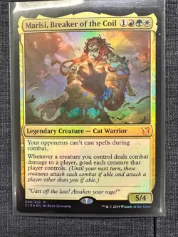 MTG Marisi, Breaker of the Coil Commander 2019 NM Foil #46/302 - Image 1