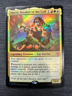 MTG Marisi, Breaker of the Coil Commander 2019 NM Foil #46/302 - Image 2