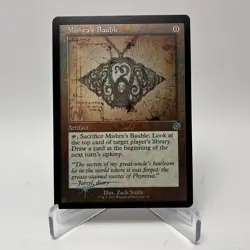 MTG Magic Gathering Mishra's Bauble Schematic Foil Retro Frame Brothers' War - Image 1