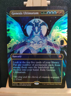 Genesis Ultimatum FOIL (Borderless) - Tarkir Dragonstorm - NM (see pics) MTG - Image 1