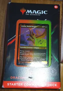 MTG Starter Commander Deck Draconic Destruction Red Green Magic The Gathering - Image 2