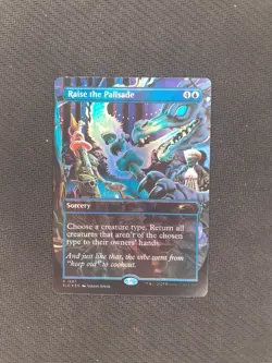 Raise the Palisade (Double Rainbow Foil) Secret Lair Drop Foil - Image 1