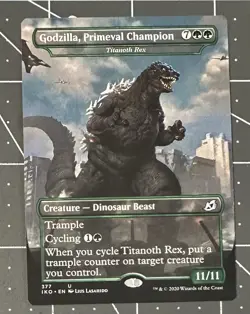 MTG Godzilla, Primeval Champion - Titanoth Rex - Ikoria: Lair of Behemoths (IKO) - Image 1