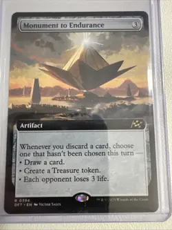 Monument to Endurance Extended (NM Non-Foil) DFT-0394 Rare MTG - Image 3