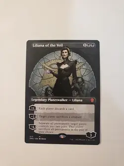 MTG - NM - Liliana of the Veil (Borderless) - Dominaria United - #373 - Regular - Image 1