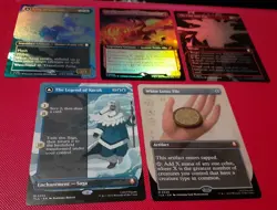 Aang, Swift Savior Borderless Foil Zuko Firebending Master MTG Avatar Bundle - Image 3