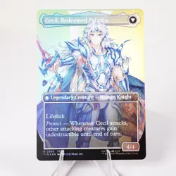 Cecil, Dark Knight Borderless 380 Foil Final Fantasy FIN MTG NM See Video - Image 5
