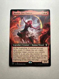 Rionya, Fire Dancer - C21 382 - Extended Art Lightly Played - Image 1
