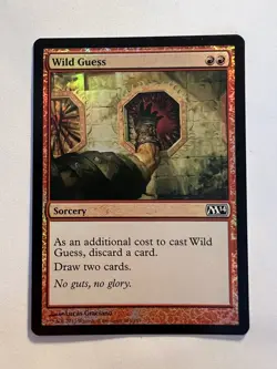 Wild Guess - FOIL - MTG Core Set 2014 - LP Common Sorcery - Image 1
