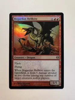 Bogardan Hellkite - FOIL - MTG Duel Decks: Knights vs. Dragons - NM - Image 1