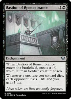 Bastion of Remembrance [Commander Masters] Foil Near Mint - Image 1
