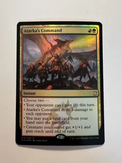 Atarka's Command - FOIL - MTG Dragons of Tarkir - NM - Image 1