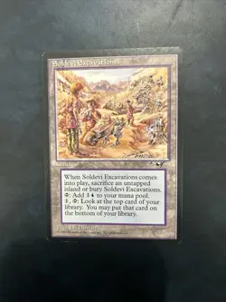 Soldevi Excavations Alliances land 1996 MTG Magic Card - Image 1