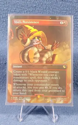 MTG Vivi's Persistence [Foil] [Borderless] Final Fantasy FIC 0458 Rare - Image 2