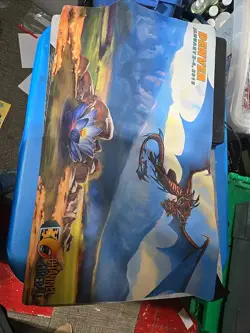 MTG Channel Fireball Black Lotus Playmat Chris Rush Grand Prix Denver 2015 - Image 1