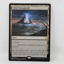 Cabal Stronghold, Dominaria, LP, MTG- Magic the Gathering, Regular - Image 1