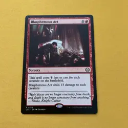 MTG Commander: The Lost Caverns of Ixalan LCC Blasphemous Act MINT - Image 1