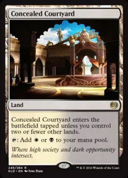 1x Concealed Courtyard - Foil Light Play MTG Magic - Kid Icarus - - Image 1