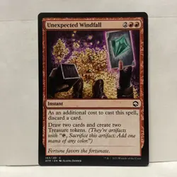 MTG Unexpected Windfall Magic: The Gathering AFR Common #164 - Image 1