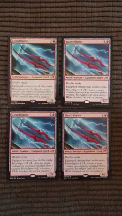 Magic: the Gathering / MtG Lizard Blades x4 Kamigawa Neon Dynasty - Image 1