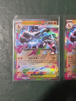 Mega Charizard X ex 13/94 - Pokemon TCG Phantasmal Flames LP+/NM x2 - Image 2
