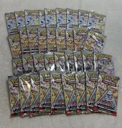 SEALED Prismatic Evolutions Booster Lot 36 Pokemon TCG 2025 FACTORY - Image 1