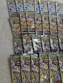 SEALED Prismatic Evolutions Booster Lot 36 Pokemon TCG 2025 FACTORY - Image 2