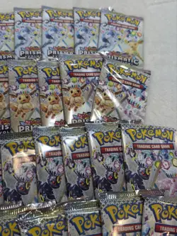 SEALED Prismatic Evolutions Booster Lot 36 Pokemon TCG 2025 FACTORY - Image 3