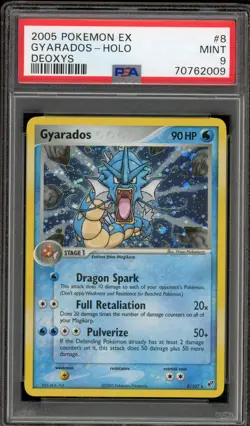 Pokemon Gyarados EX Deoxys Holo Rare #8 PSA 9 Mint - Image 1