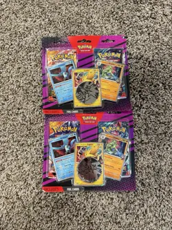 2x Pokemon TCG Team Rockets Pokemon Blister Booster 2 Pack - Image 1