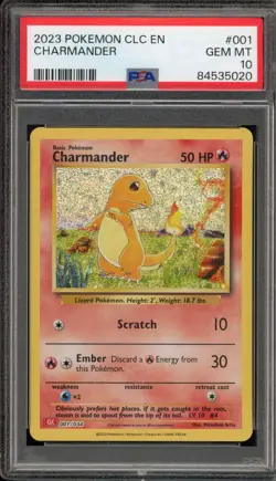 Pokemon Charmander Classic Charizard & Ho-Oh ex Deck Holo #001 PSA 10 Gem Mint - Image 1