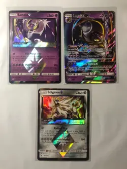 *PACK FRESH* Lunala GX SM17 + Prism Star 62/156 89/156 Pokemon Promo Sun & Moon - Image 1