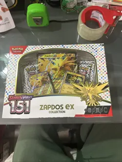 POKEMON TCG SCARLET & VIOLET 151 ZAPDOS EX COLLECTION BOX FACTORY SEALED NEW - Image 1