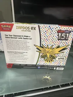 POKEMON TCG SCARLET & VIOLET 151 ZAPDOS EX COLLECTION BOX FACTORY SEALED NEW - Image 4