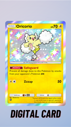 Pokemon TCG Pocket Oricorio Shiny Mega Rising Trade 1 Star ? (English) - Image 1