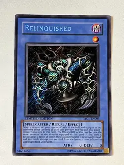 Yugioh Relinquished MC1-EN003 Secret Rare Limited LP - Image 1