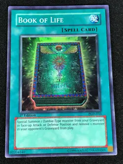 YUGIOH BOOK OF LIFE PGD-033 1ST ASIAN ENGLISH SUPER (NM) - Image 1